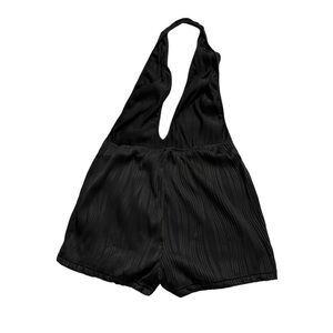 Halter Romper. Size L. Black. New